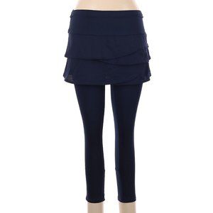 Lucky in Love core  Skirt capri Legging tennis run skort NAVY  sz Medium